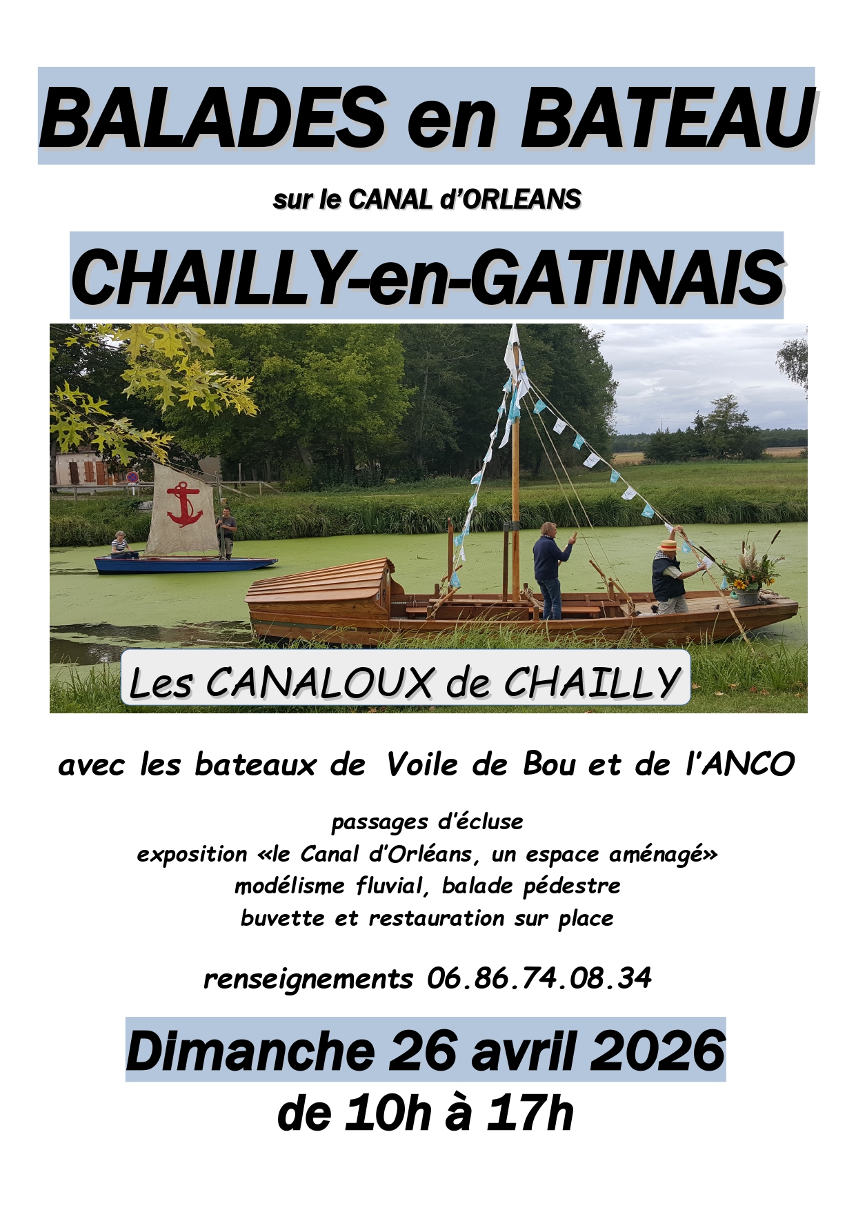 Modélisme radio commandé et balade en bateau