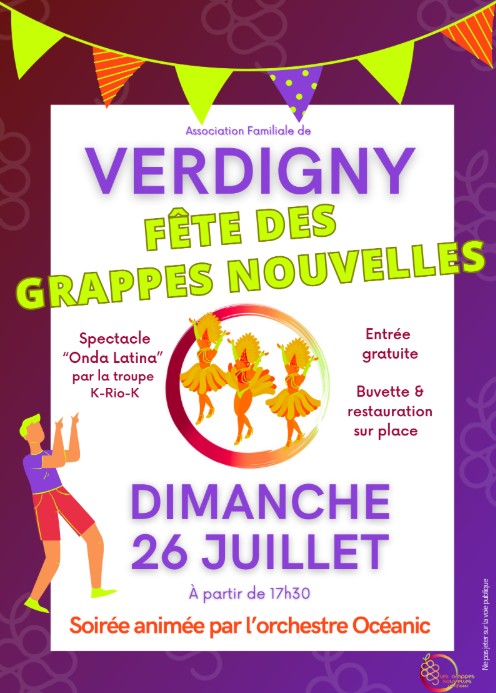 Fête des Grappes Nouvelles — visuel événement