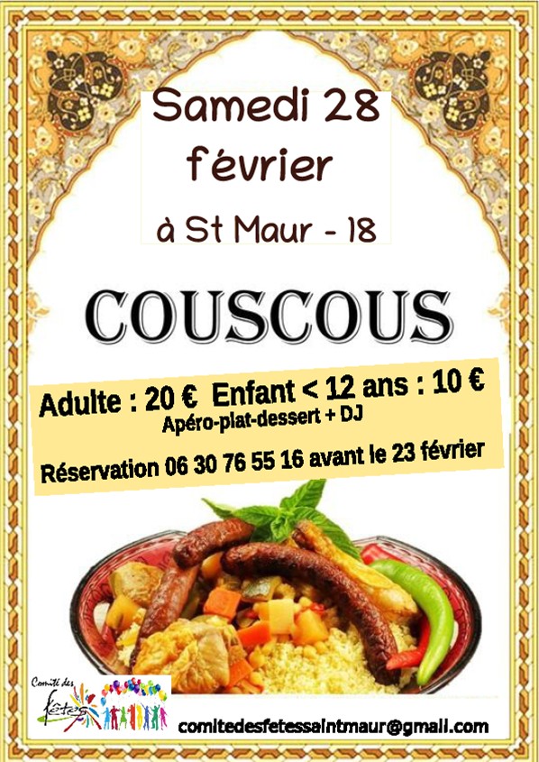 Soirée dansante couscous