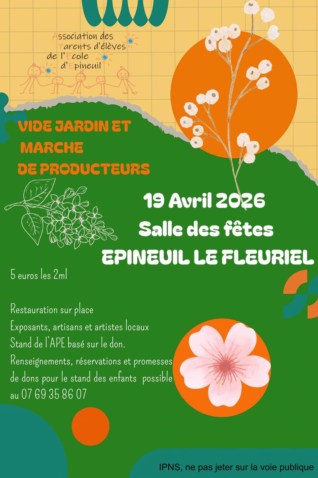 Vide-jardin & Marché de producteurs — visuel événement