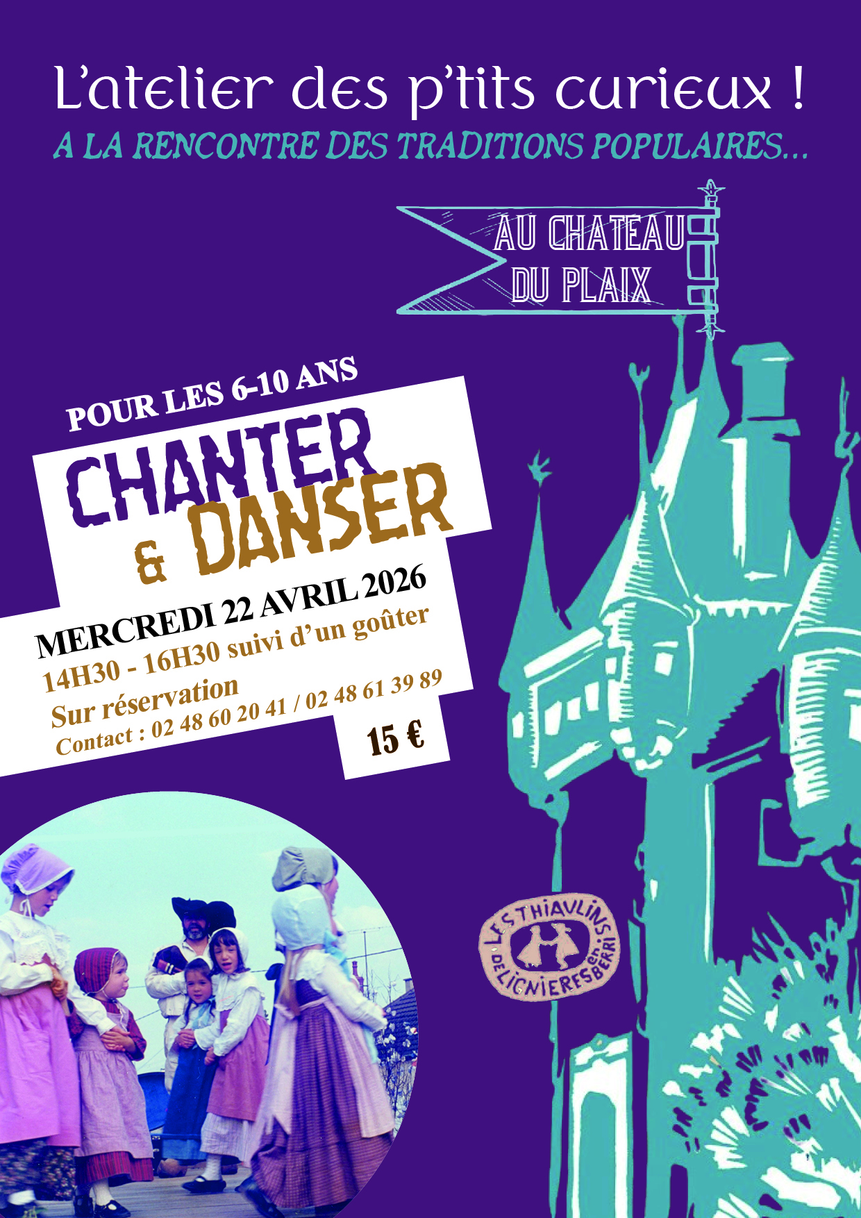 Atelier "Chant" des p'tits curieux