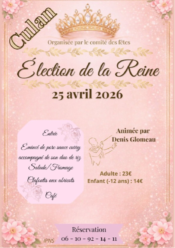 Election de la reine — visuel événement