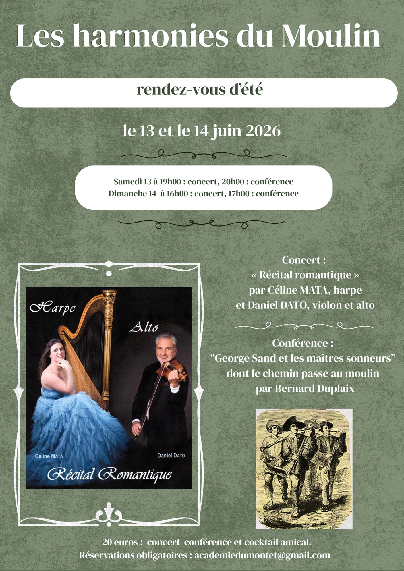 Les Harmonies du Moulin — visuel événement