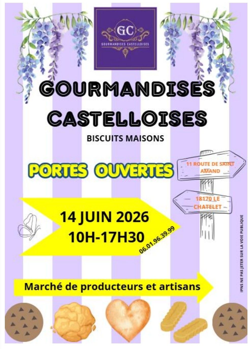 Portes ouvertes Gourmandises Castelloises — visuel événement