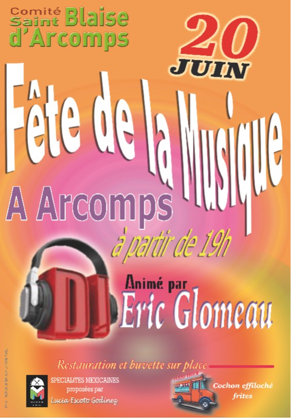 Fête de la musique à Arcomps
