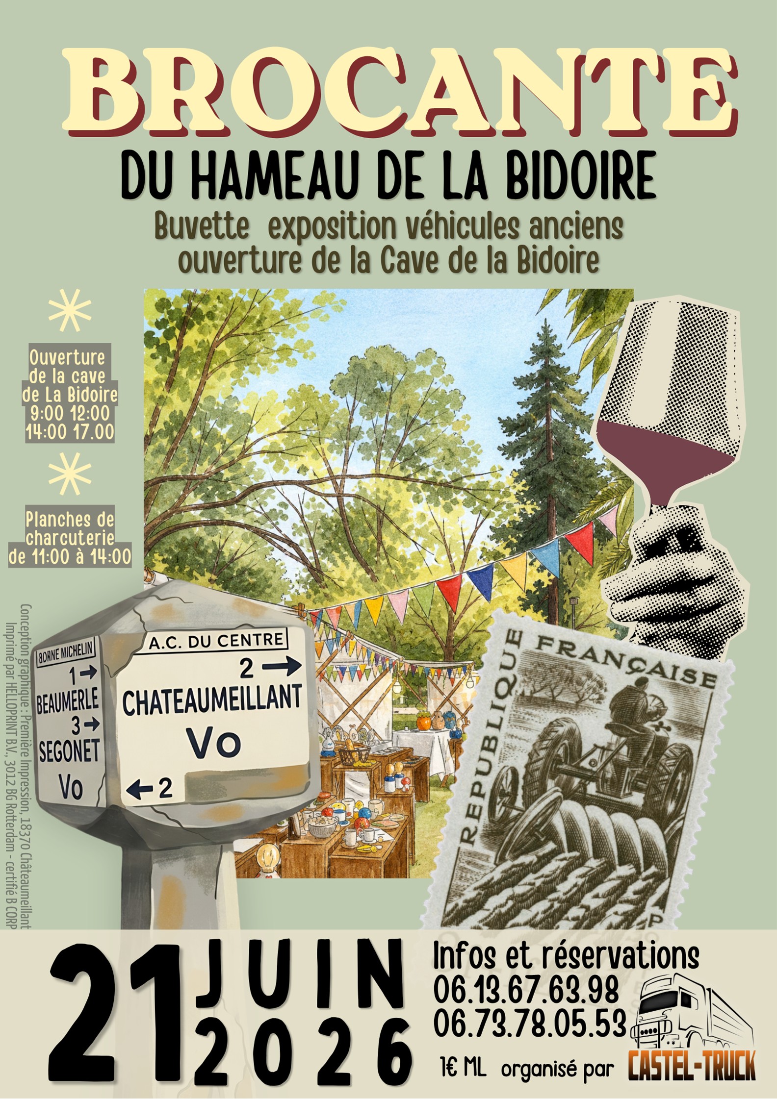 Brocante du hameau de la Bidoire — visuel événement