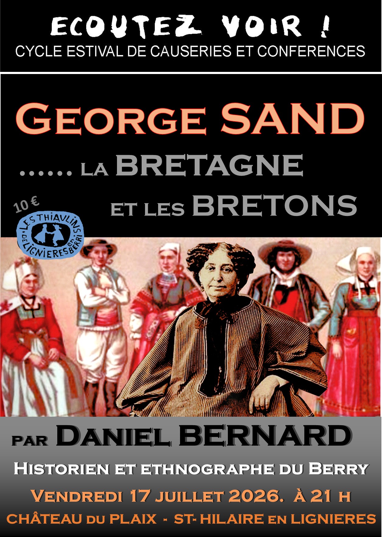 Conférence "écoutez-voir" George Sand la Bretagne et les bretons