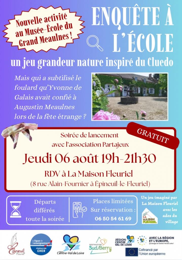 Maison Fleuriel : enquête à l'école