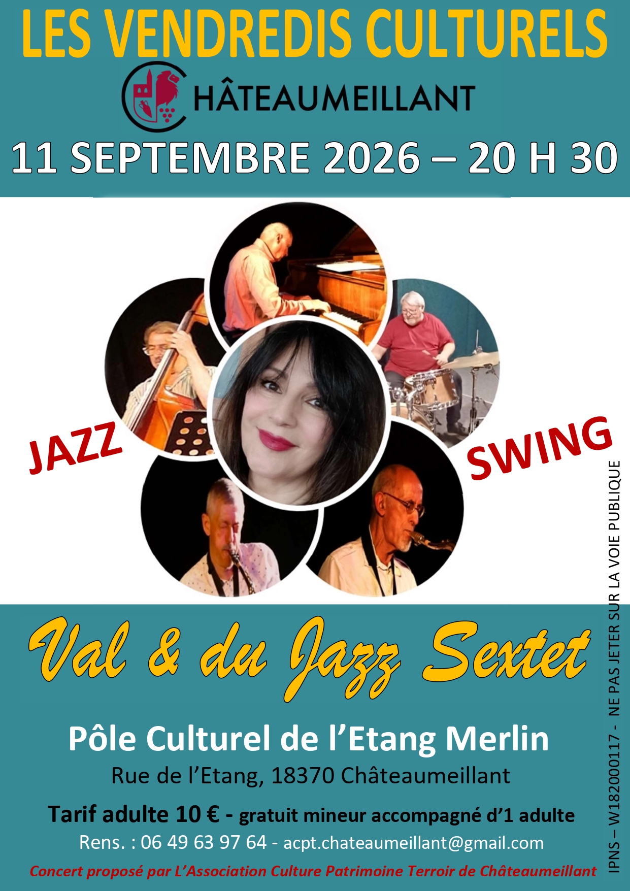 Vendredi culturels :Concert Jazz swing