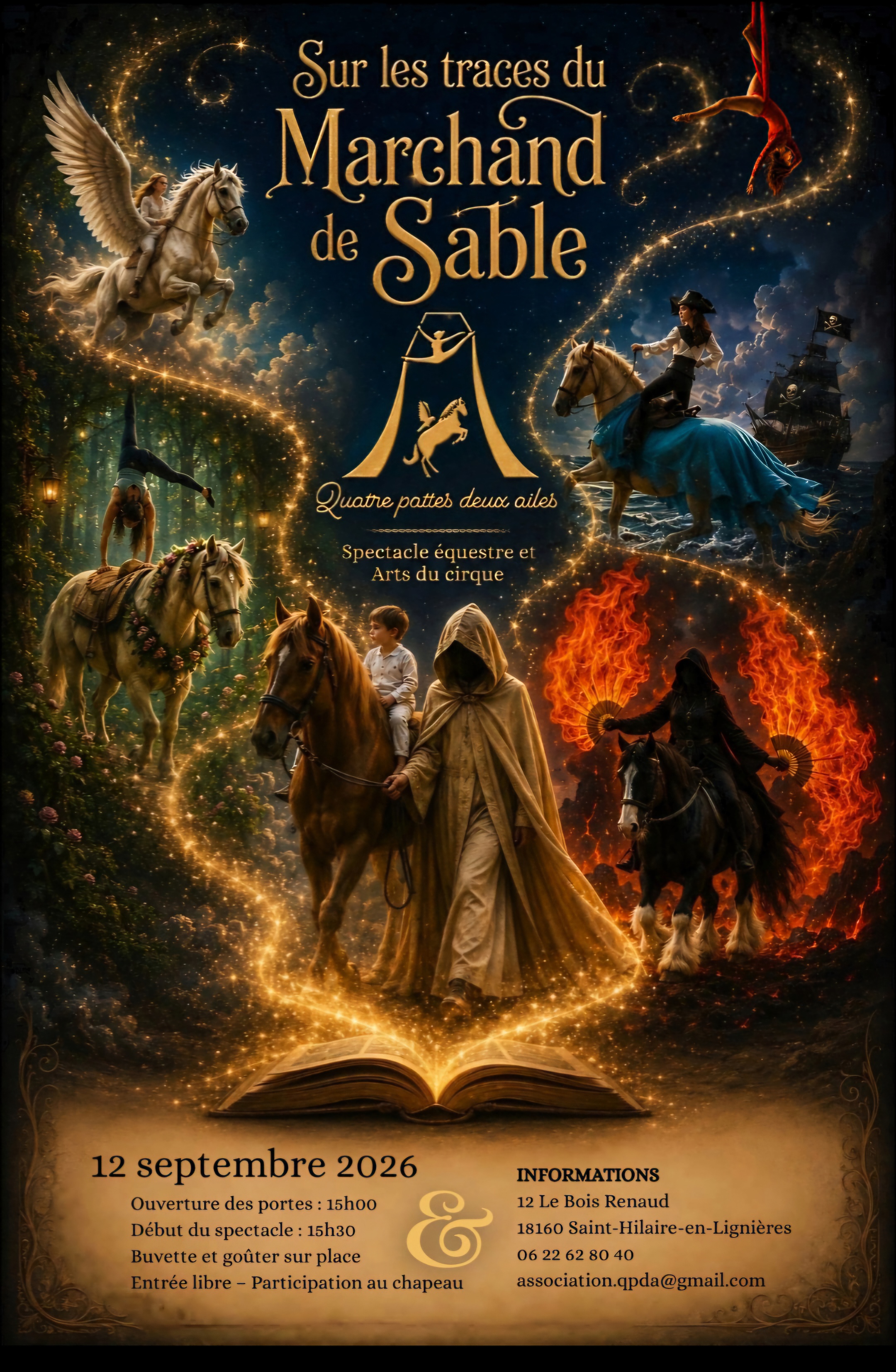 Spectacle équestre : Sur les traces du marchand de sable