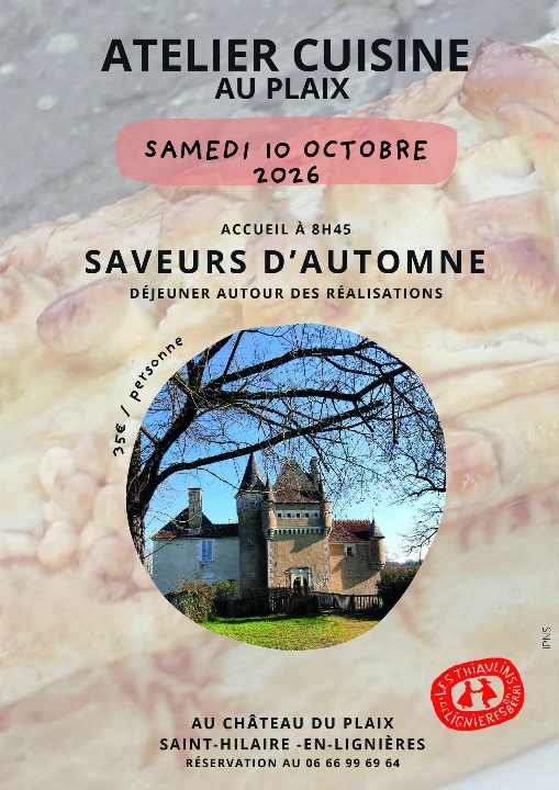 Atelier cuisine thème saveurs d'automne