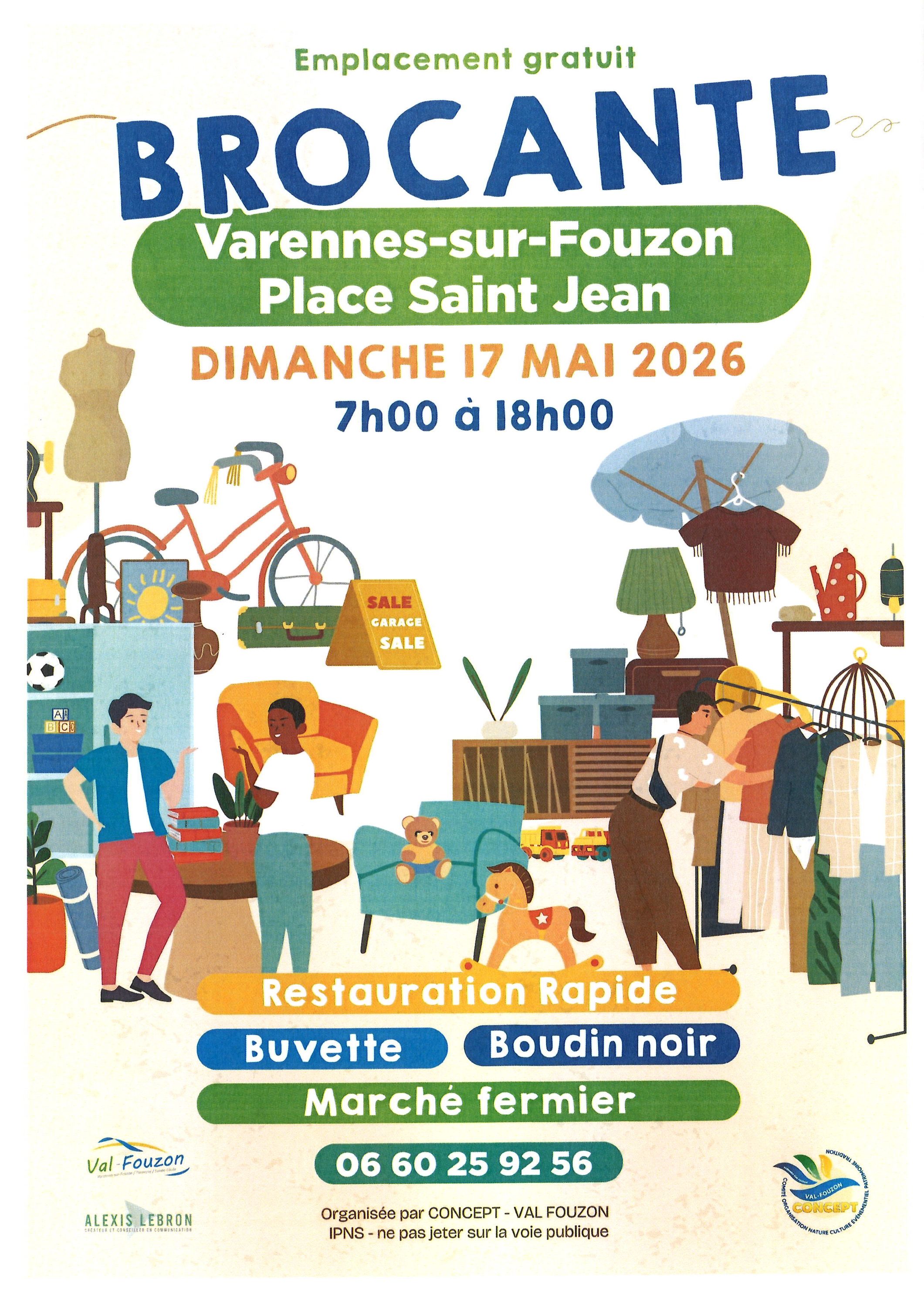 Brocante — visuel événement