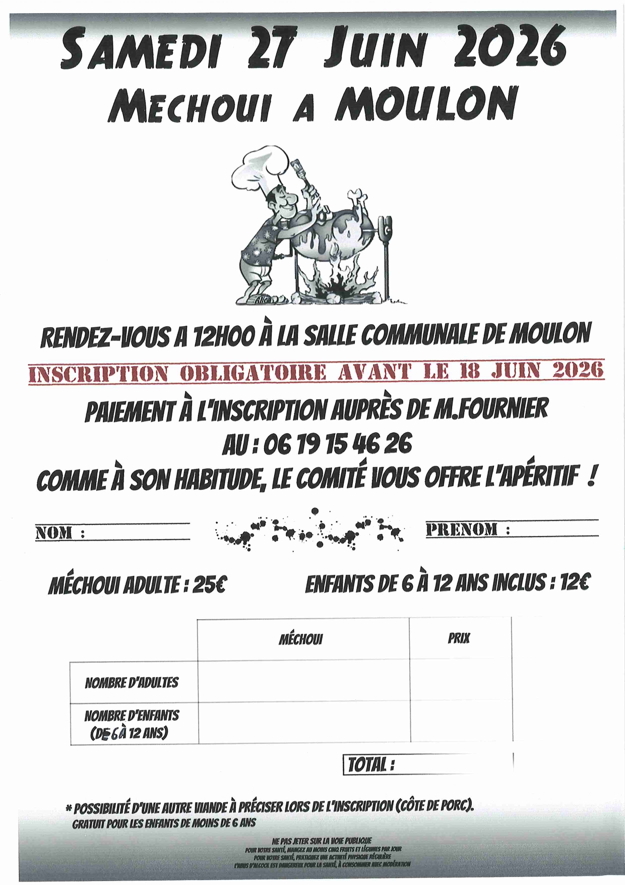 Méchoui — visuel événement