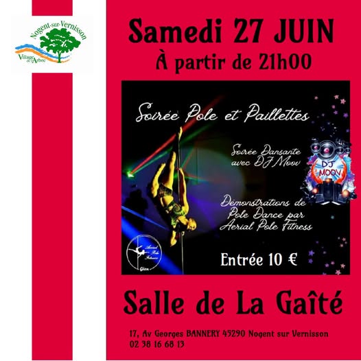 Soirée pole dance et paillettes