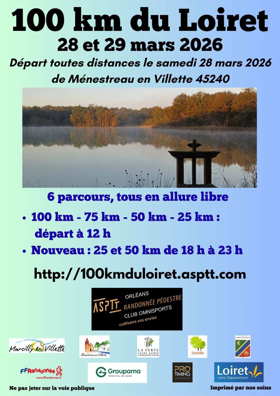 100 km du Loiret