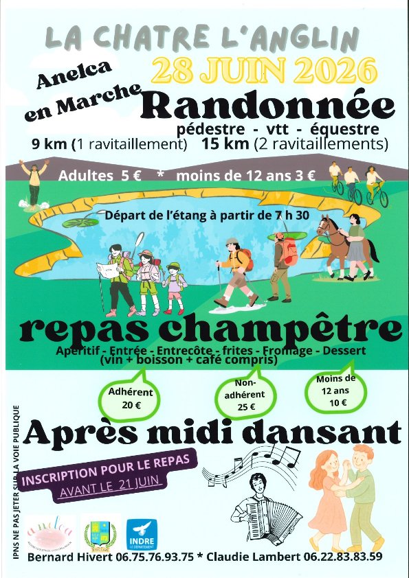 Randonnée pédestre, équestre et VTT, La Châtre-Langlin - photo 2