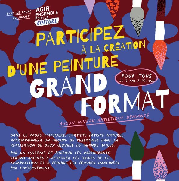 Participez à la création d'une peinture grand format — visuel événement