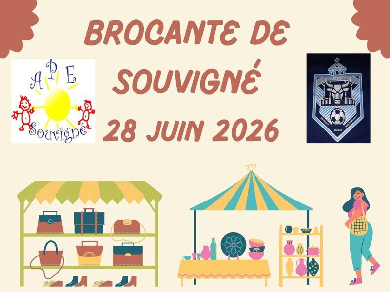 Brocante de Souvigné — visuel événement