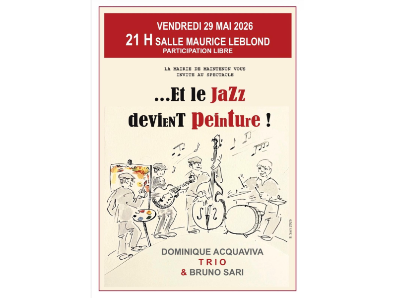 Concert : Le Jazz devient peinture — visuel événement