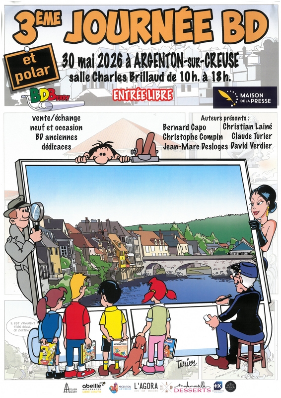 3ème Journée BD et polar — visuel événement