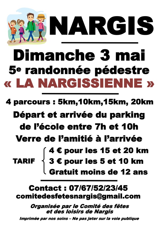 Randonnée "La Nargissienne" — visuel événement