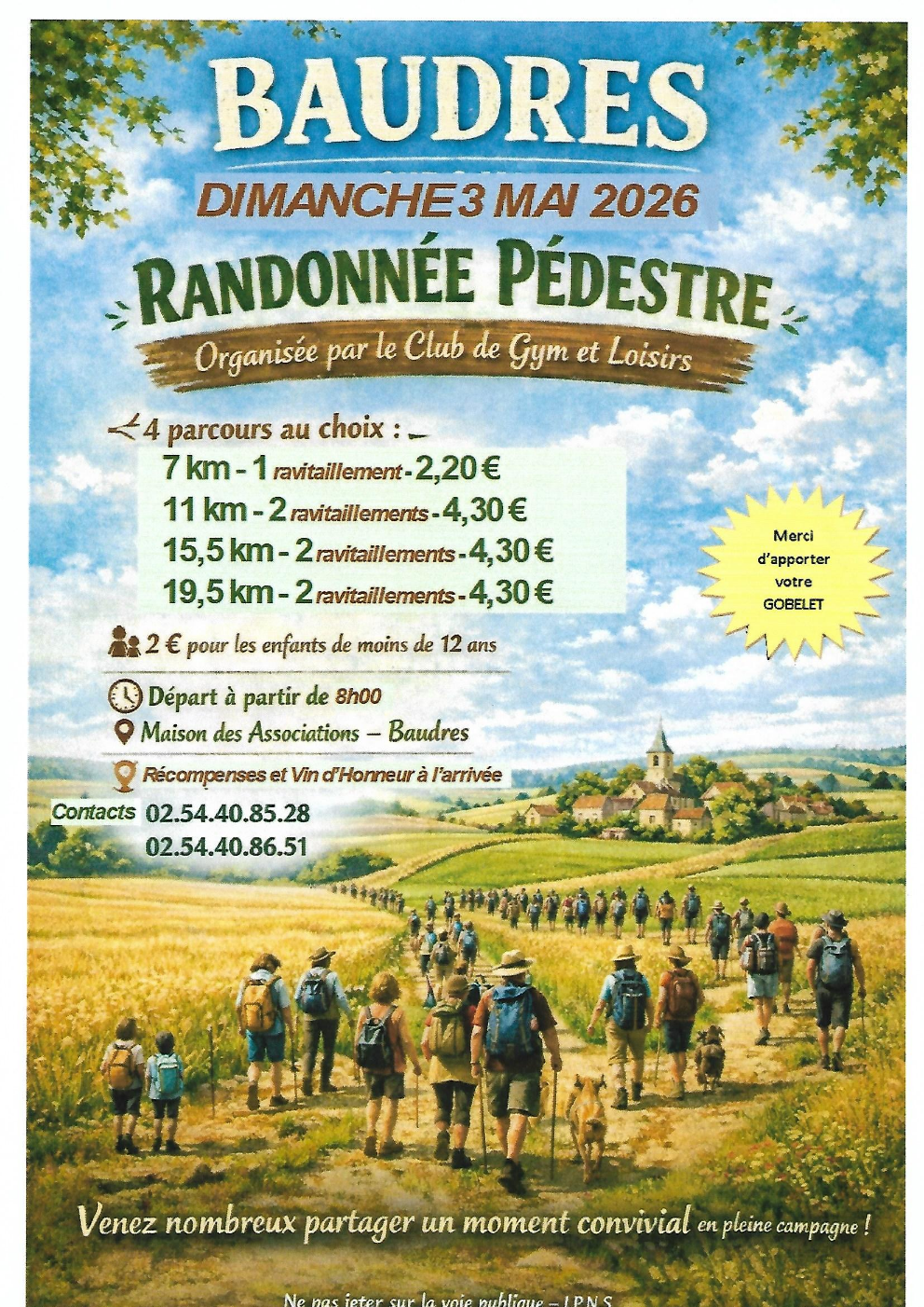 Randonnée pédestre — visuel événement
