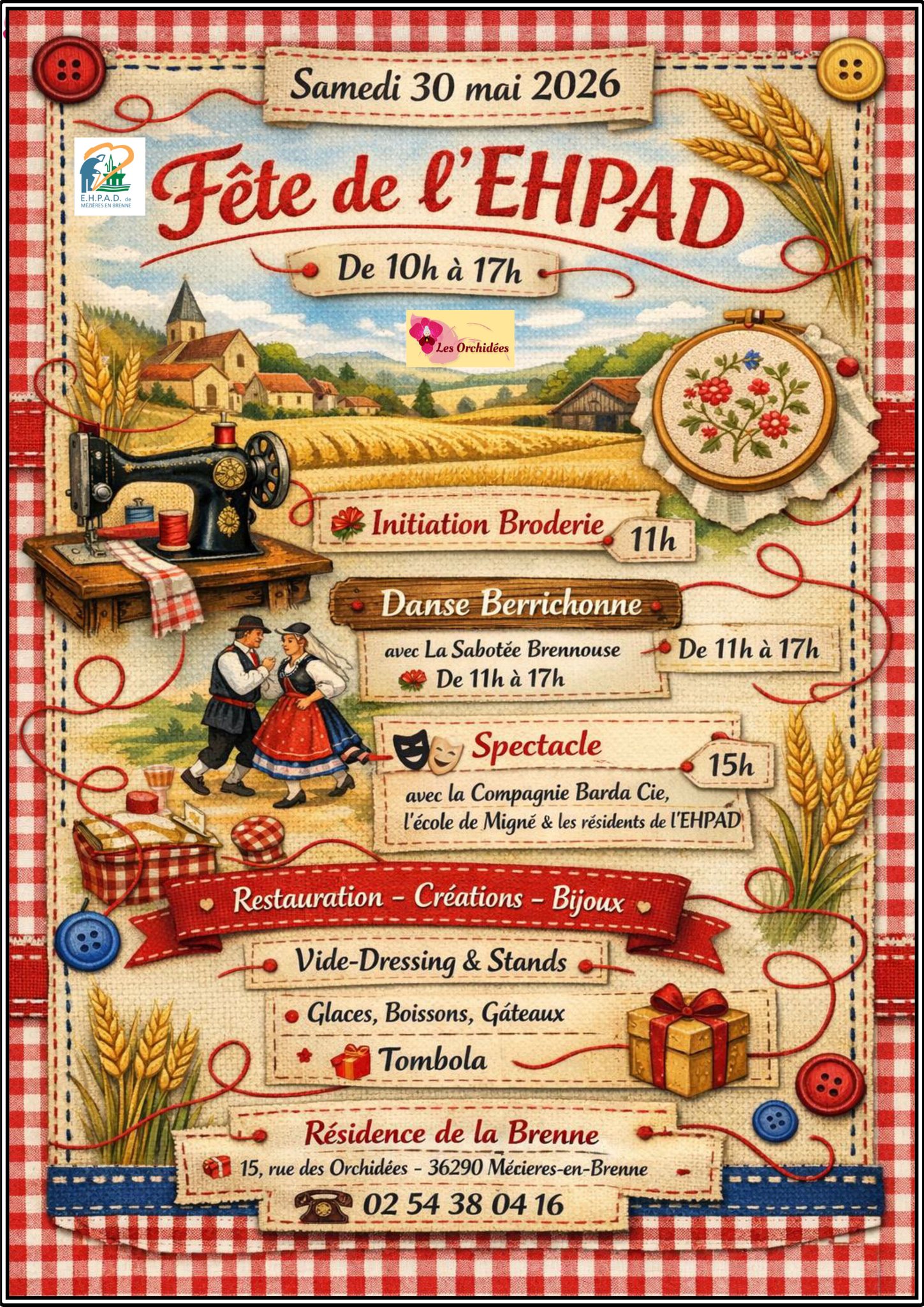 Fête de l'EHPAD — visuel événement