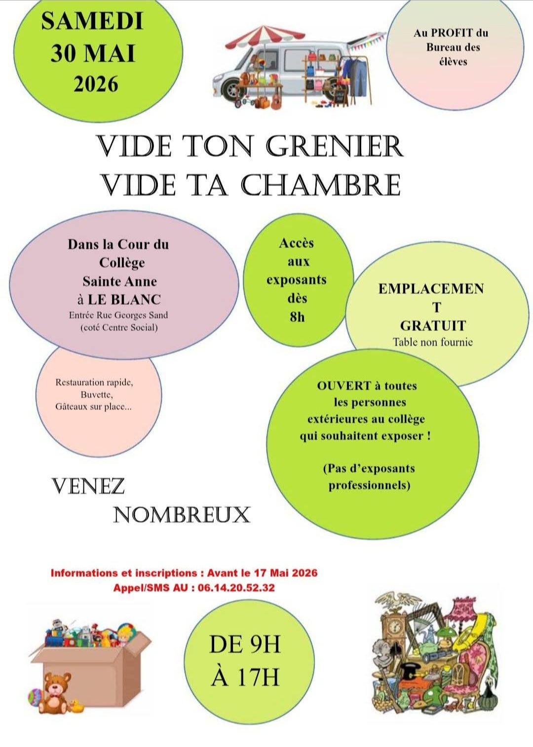 Vide ton grenier / vide ta chambre — visuel événement
