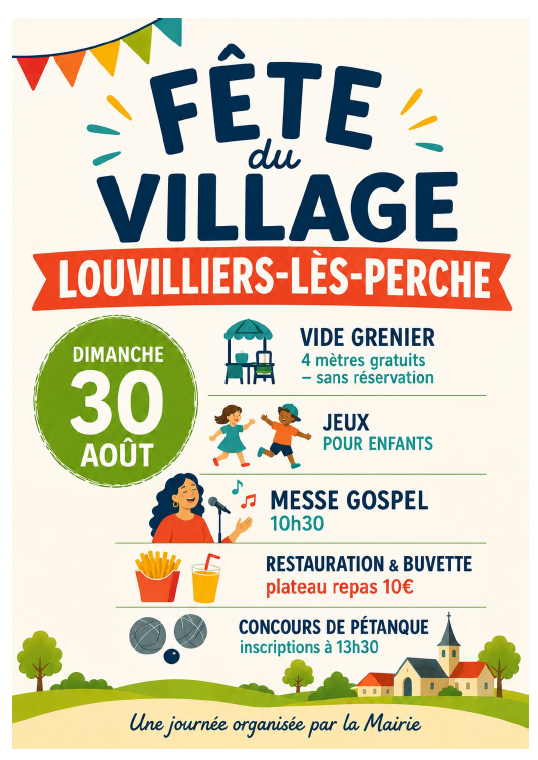 Fête du Village - Louvilliers-lès-Perche