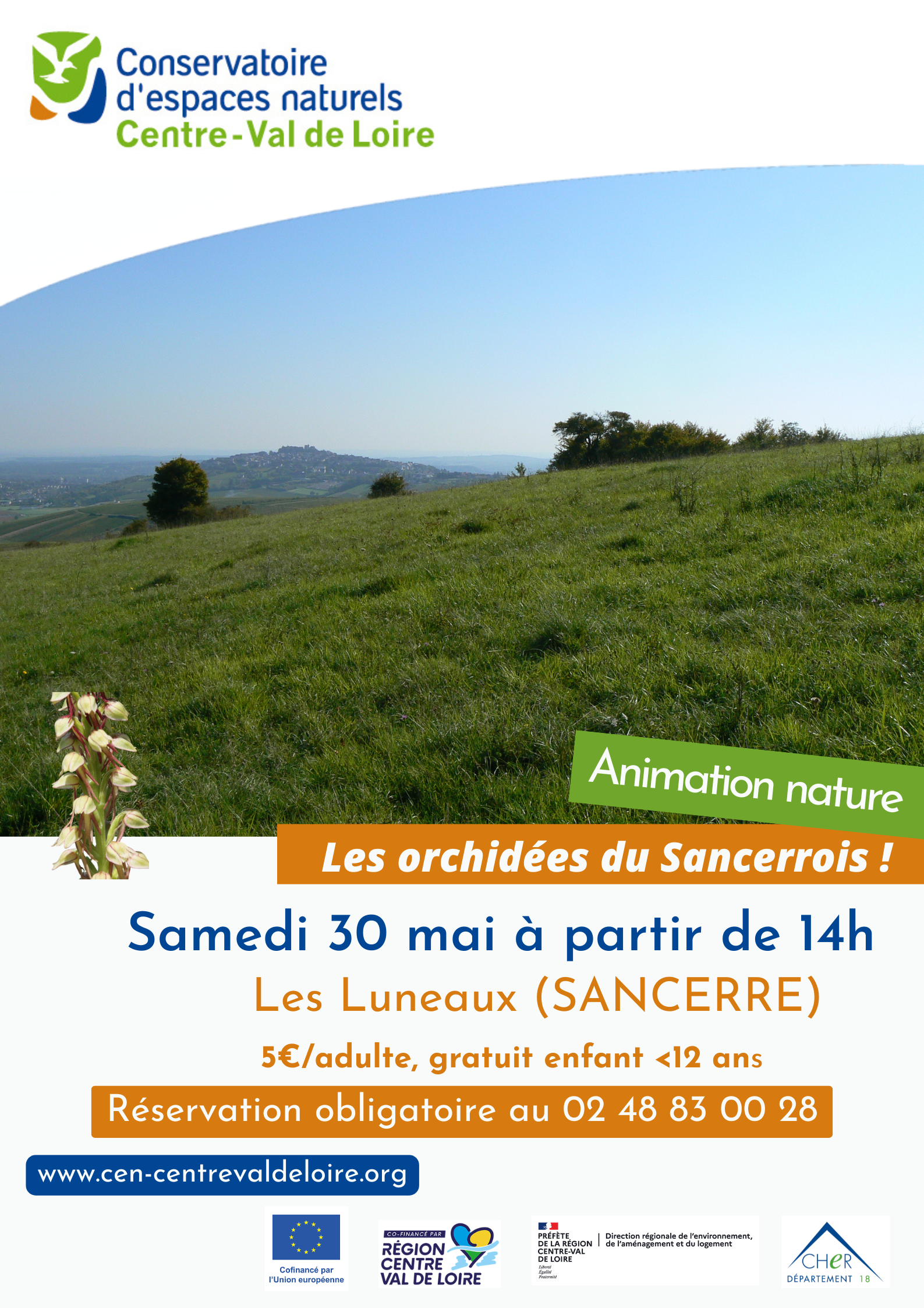 [DECOUVERTE NATURE] Les Orchidées du Sancerrois — visuel événement