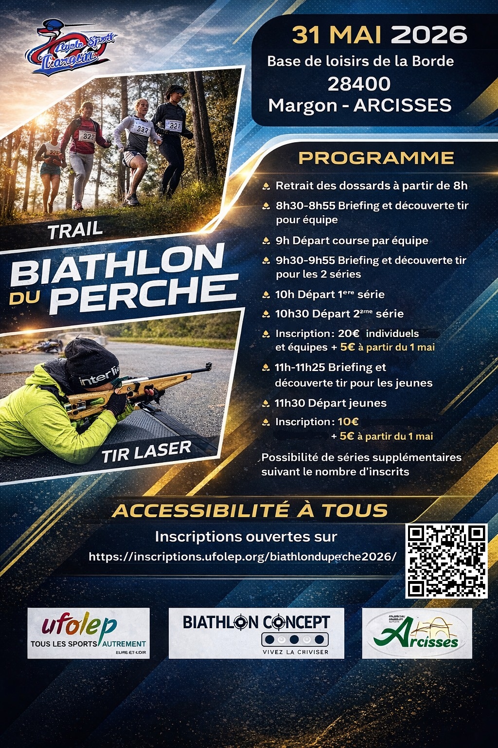 Biathlon du Perche | 2ème édition — visuel événement