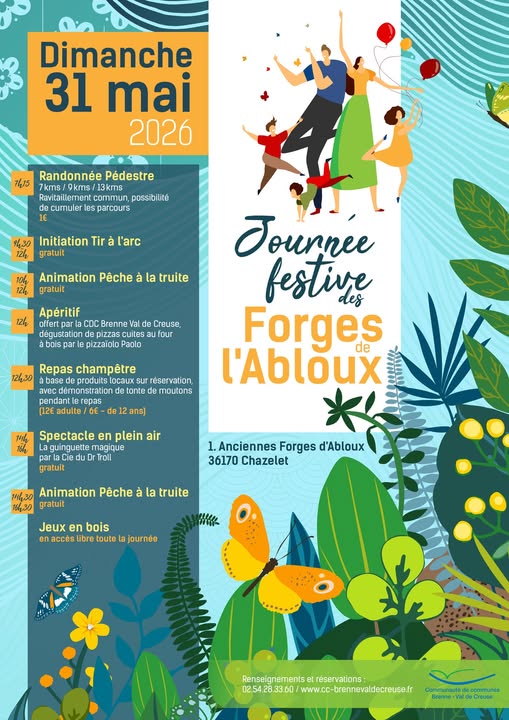 Journée festive aux Forges de l'Abloux, Chazelet - photo 2