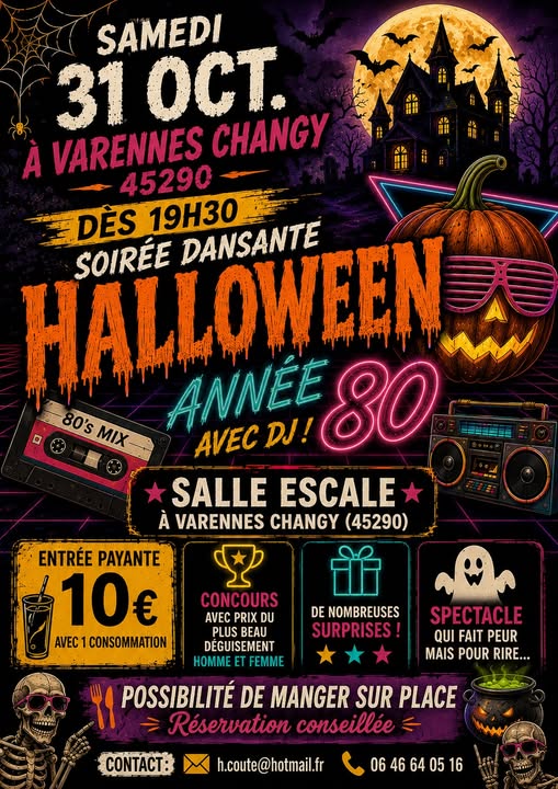 Soirée dansante Halloween