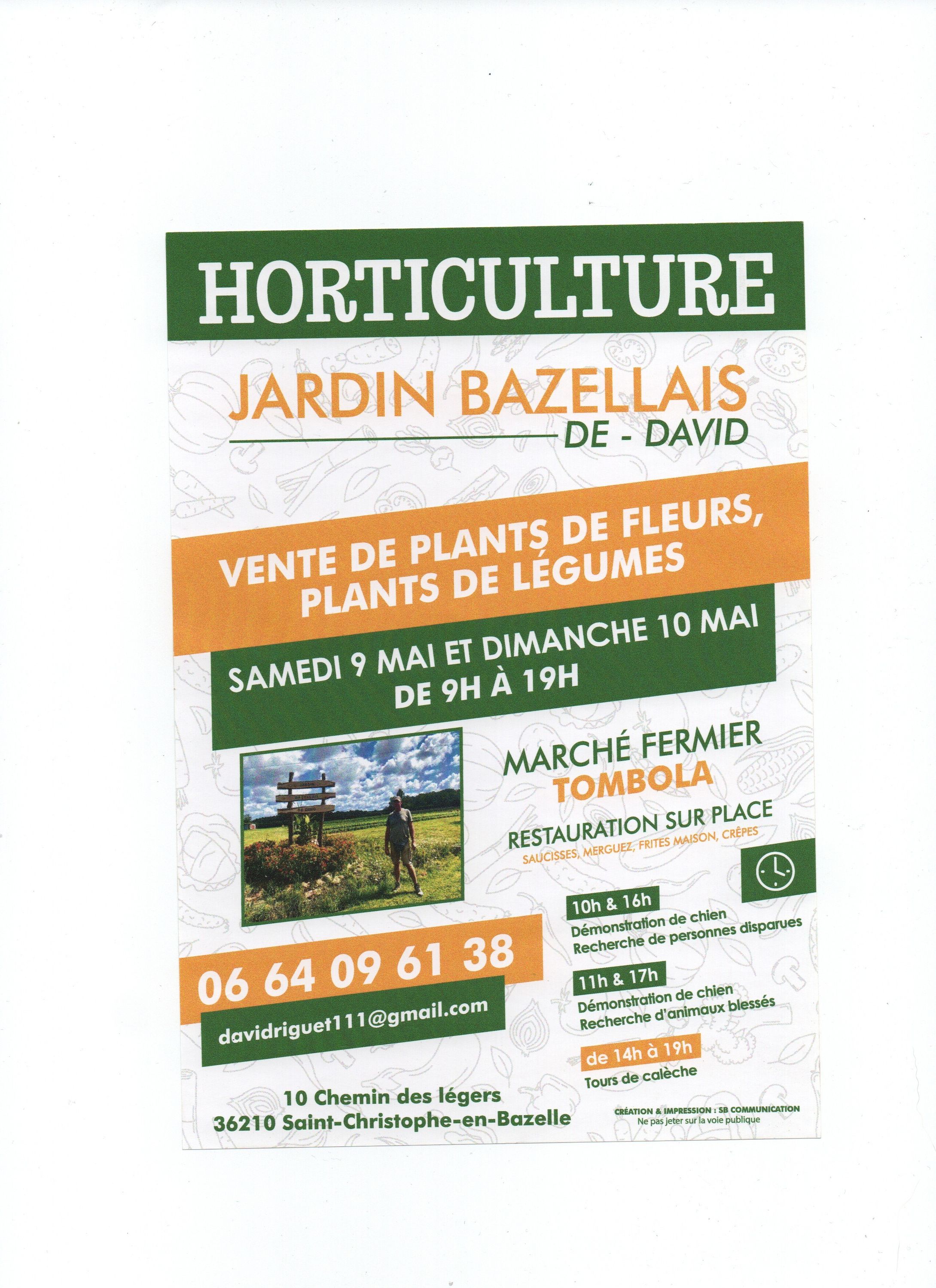 Marché fermier et vente de plants — visuel événement