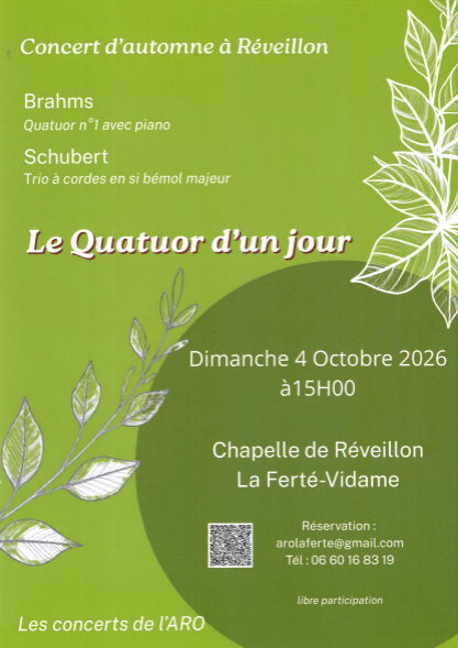 Concert - Le Quatuor d'un jour