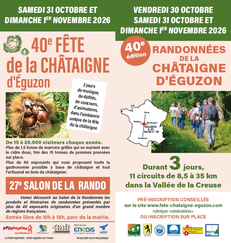 40ème Fête de la châtaigne d'Éguzon