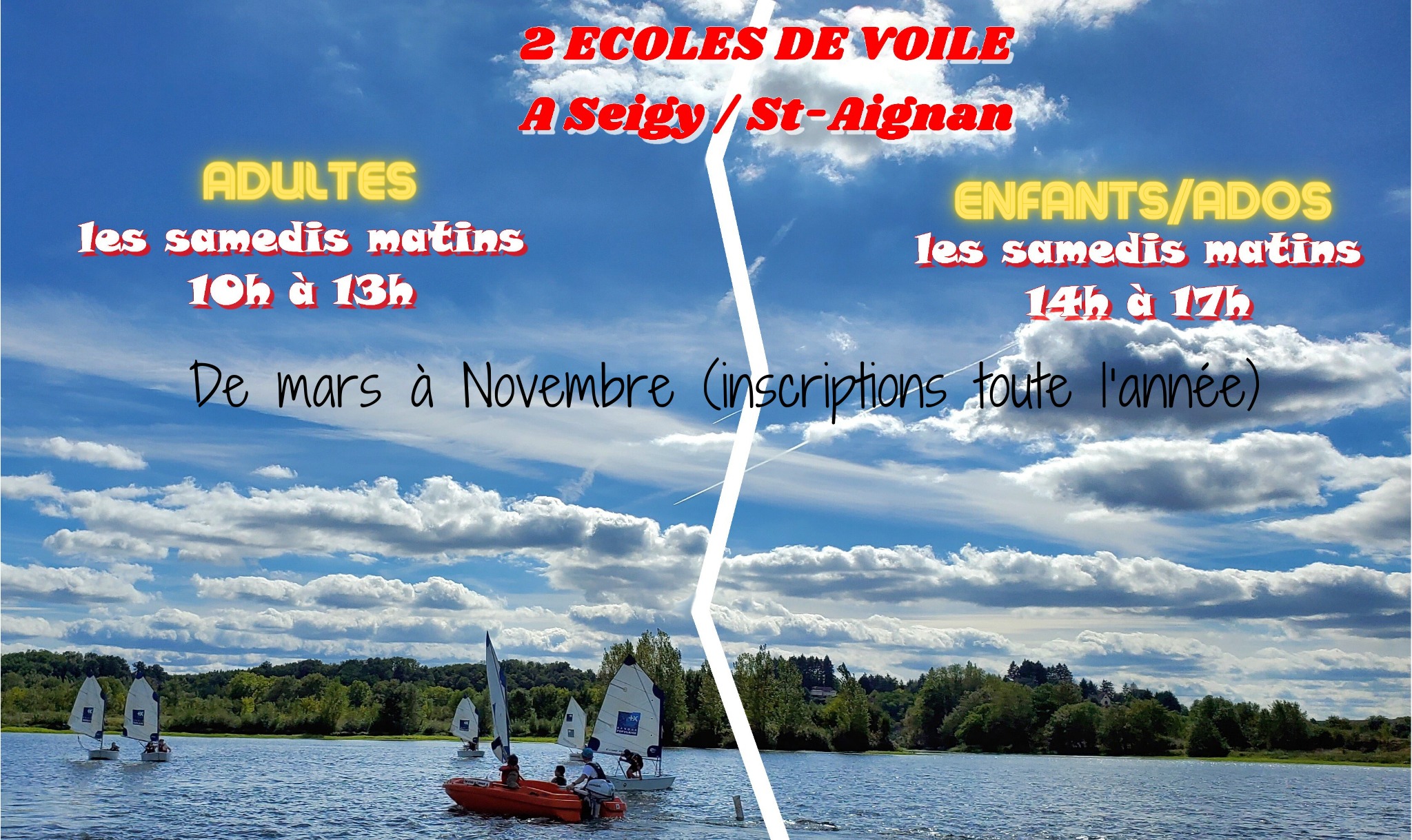 Club de voile du lac des 3 provinces, Seigy - photo 7