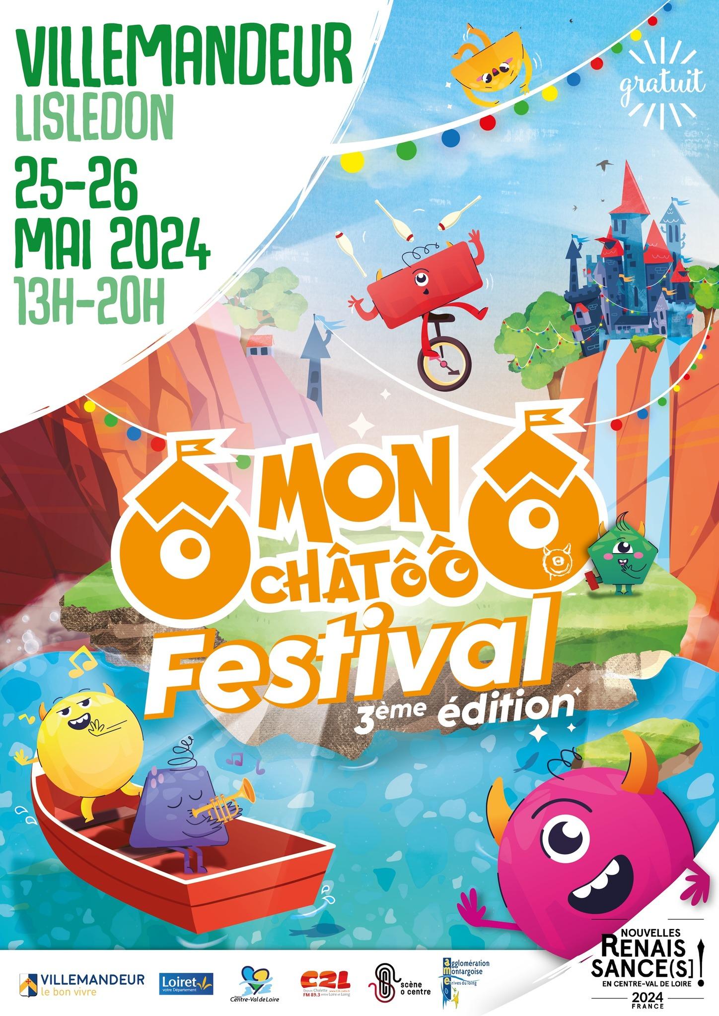 Festival Ô mon ChâtôôÔ Du 25 au 26 mai 2024