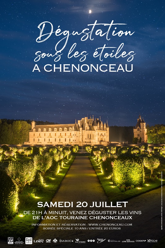 Dégustation sous les étoiles - Château de Chenonceau