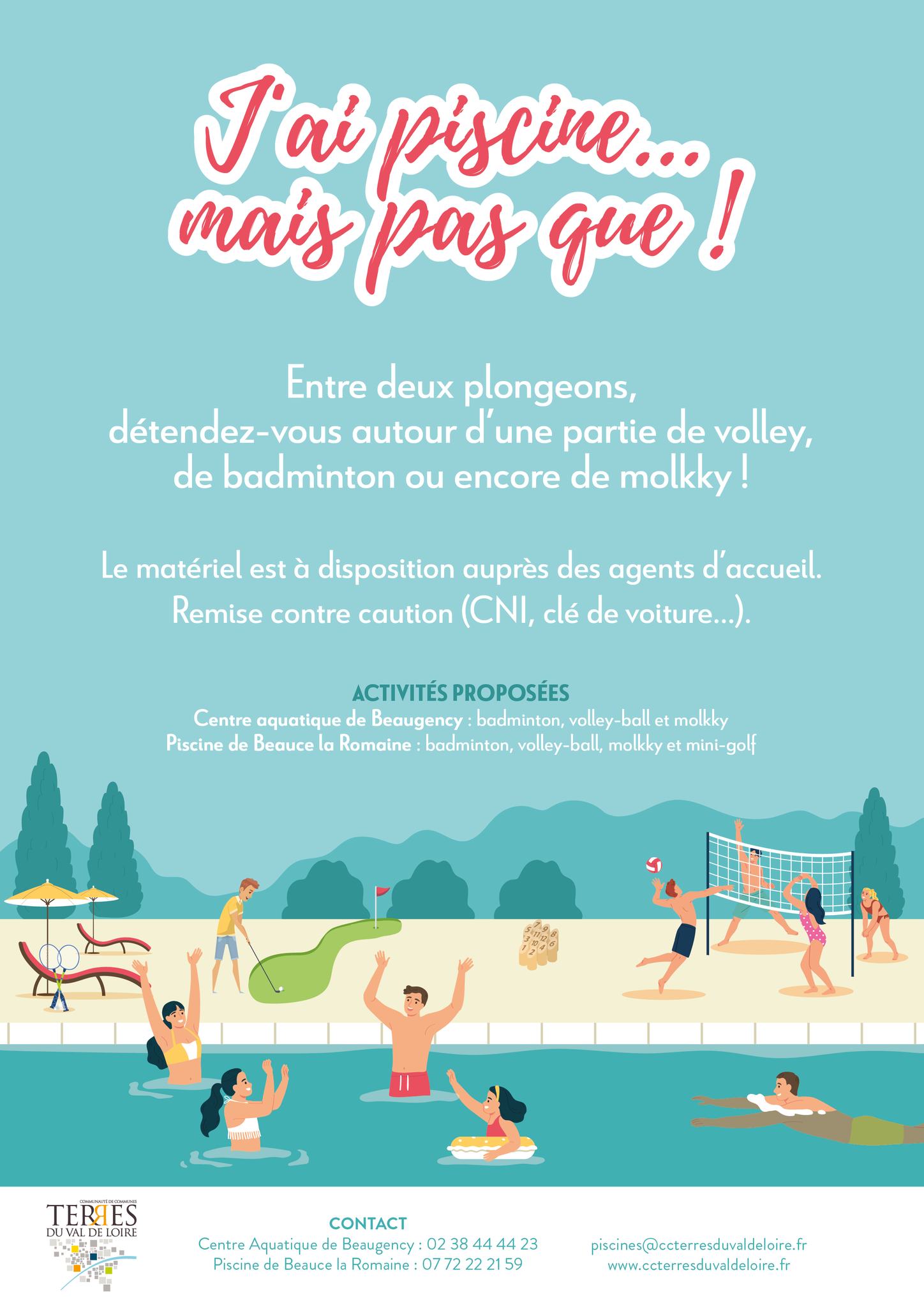 Piscine Intercommunale de Ouzouer-le-Marché, Beauce la Romaine - photo 2