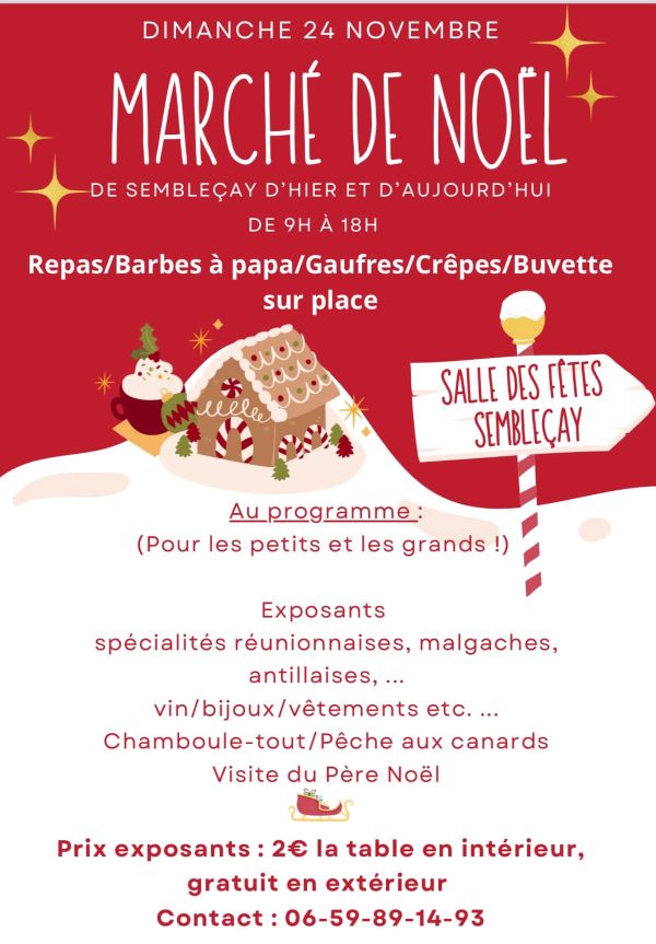 Marché de Noël à Sembleçay