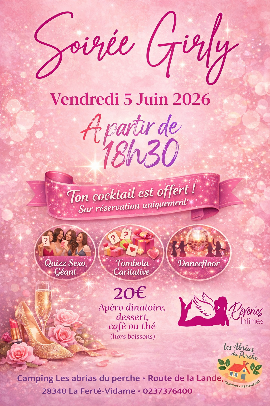 Soirée Girly — visuel événement
