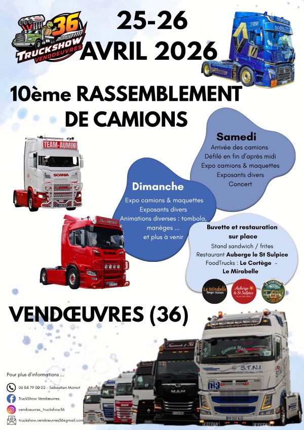 10ème Rassemblement de camions, Vendœuvres - photo 2