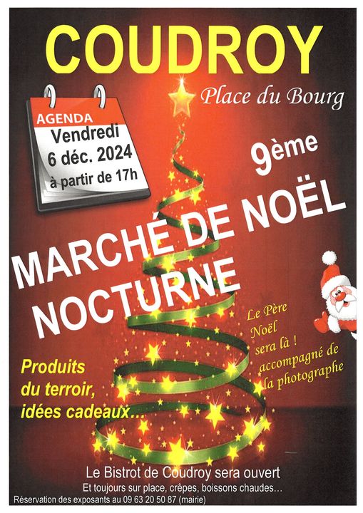 Marché de Noël nocturne