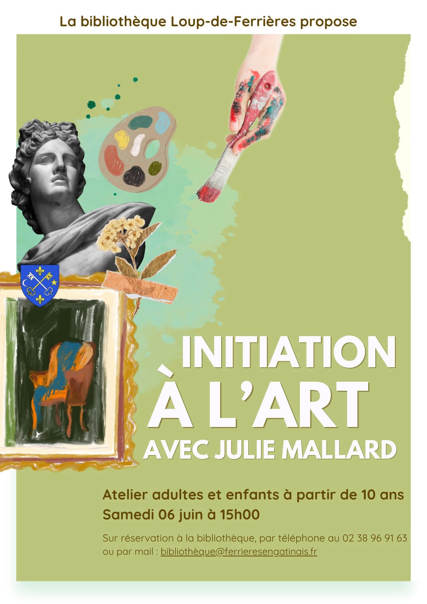 Atelier "Initiation à l'art" — visuel événement
