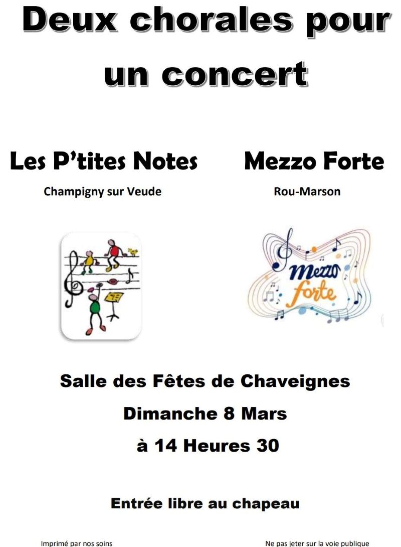 Concert "Deux Chorales pour un Concert"
