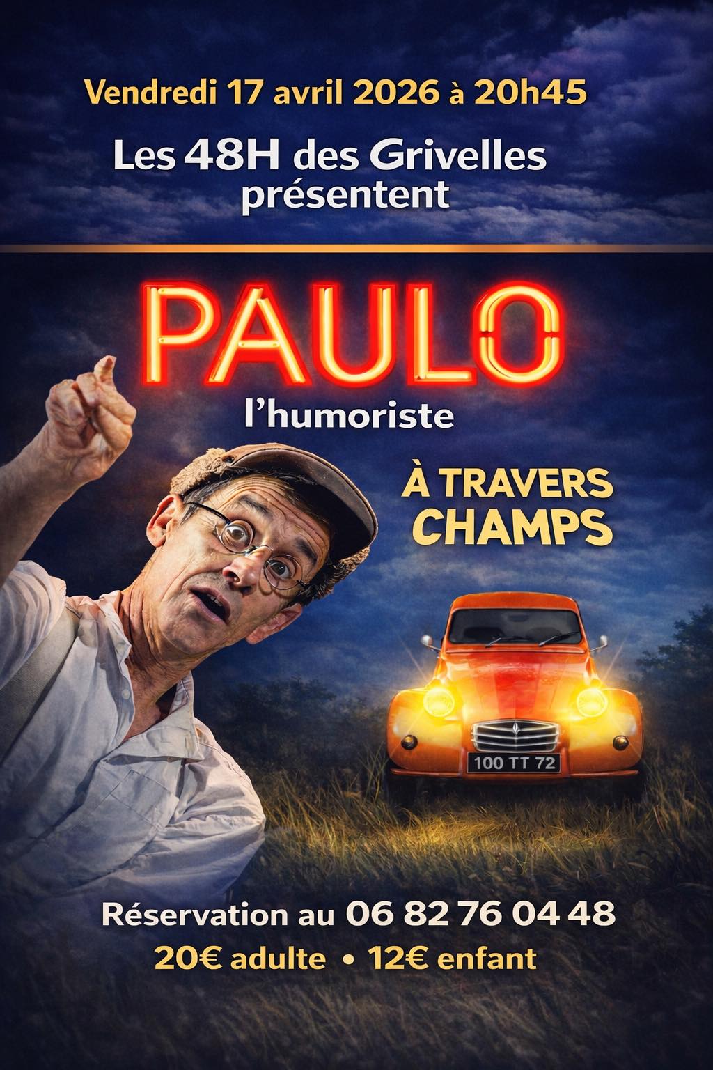 Paulo à travers champs