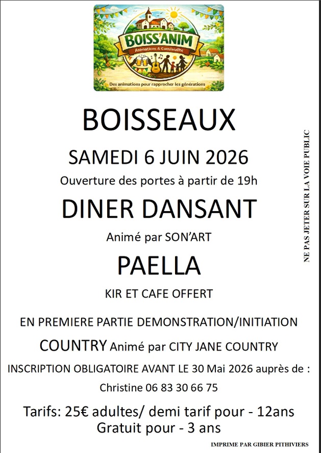 diner dansant paella
