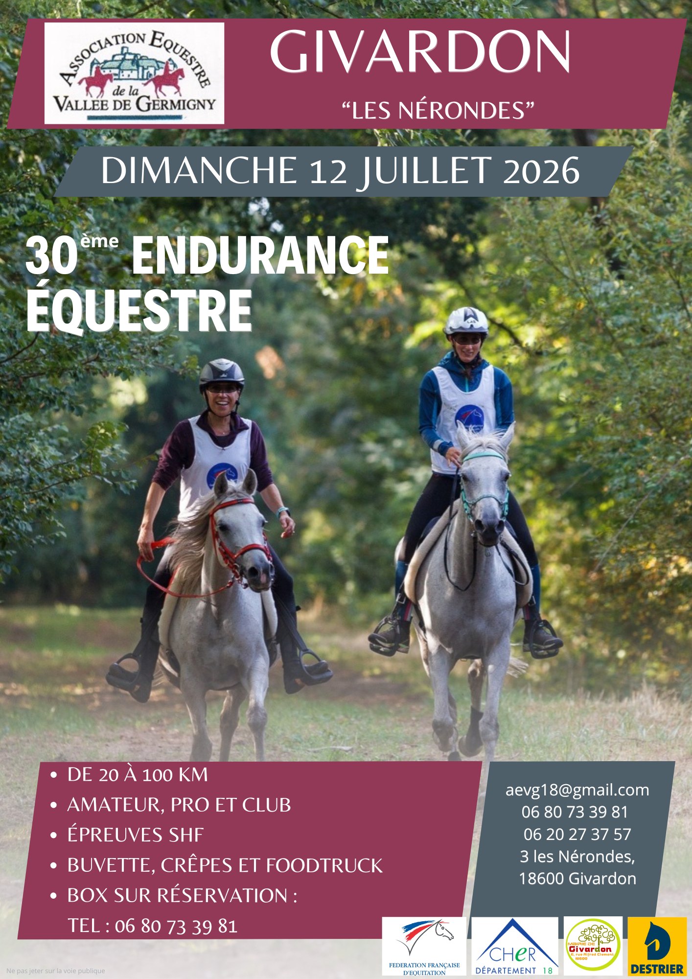 30ème Endurance Équestre — visuel événement