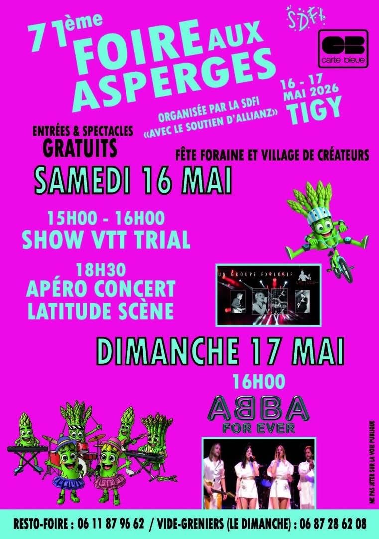 71ème Foire aux asperges — visuel événement
